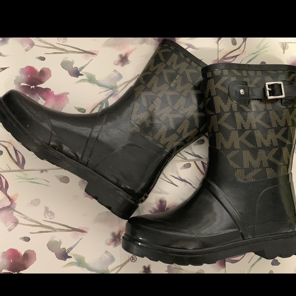 Michael Kors Sutter Rain Boots - Womens Size 7 - Picture 1 of 6